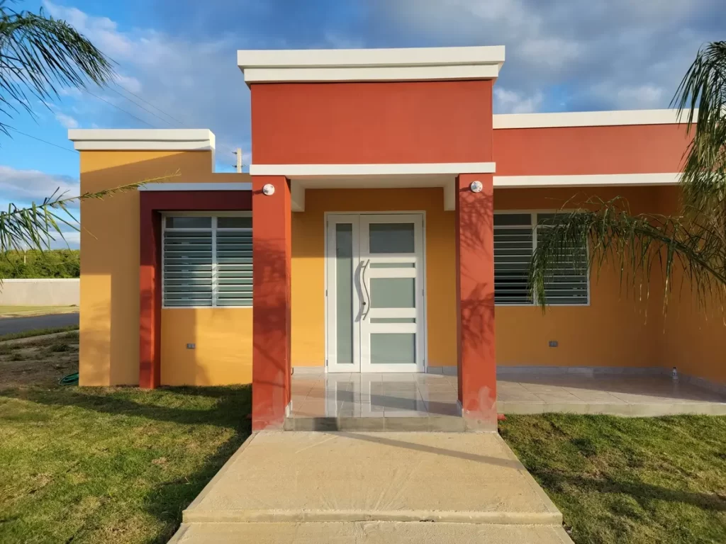 Exterior de una casa en México